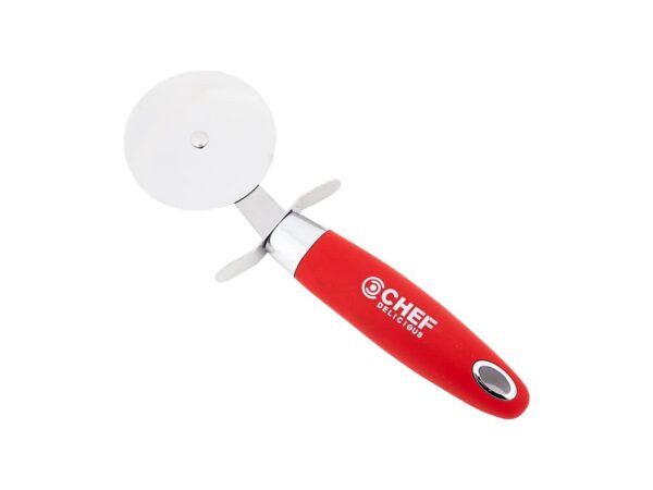 Chef Delicious Pizza Cutter, Stainless Steel Pizza Cutter Wheel, Slice Thick or Thin Pizzas in Seconds, Works on Pie Crust, Pastries, Kitchen Gadgets Tools, Assorted Colors